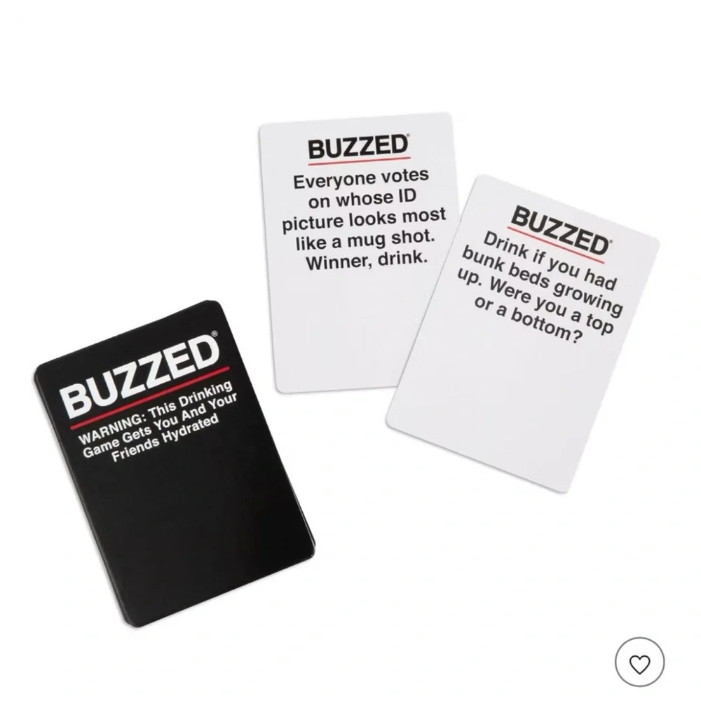 Buzzed Hydration Edition Card Game: Party Fun for Adults, Creative Thinking - Picture 6 of 6